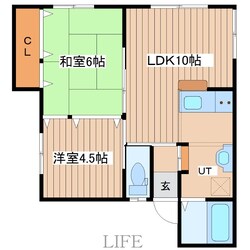 平岡5-2　1棟2戸の物件間取画像